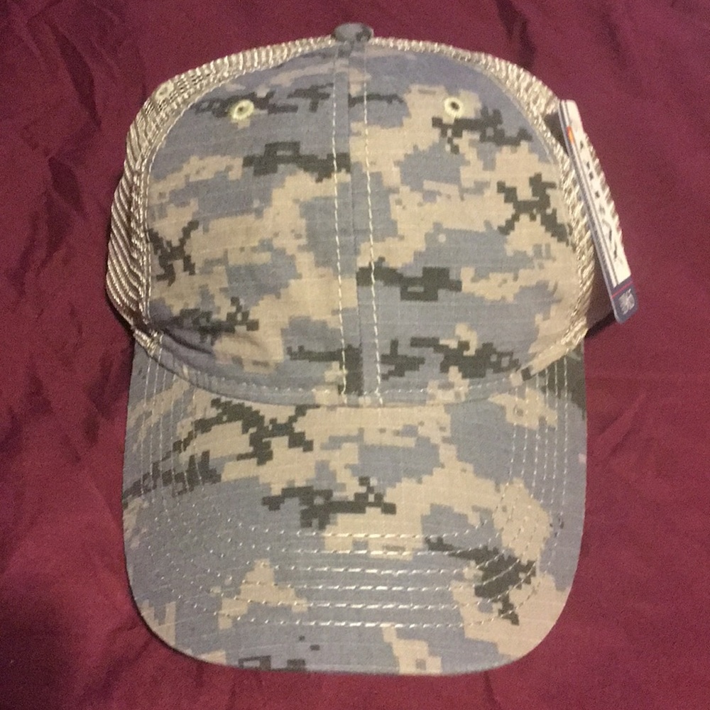 Digital Camo Trucker Hat- Sand